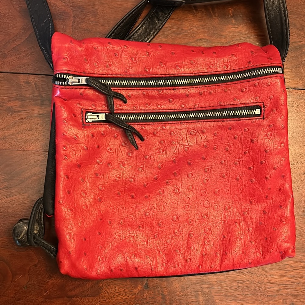 Funky handmade leather bag - Picture 4 of 5
